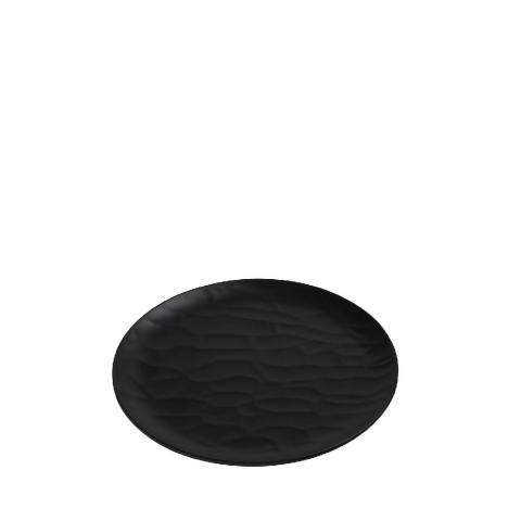 black-πιατο-ρηχο-στρογγ-19εκ-wavy-matte-μελαμινησ
