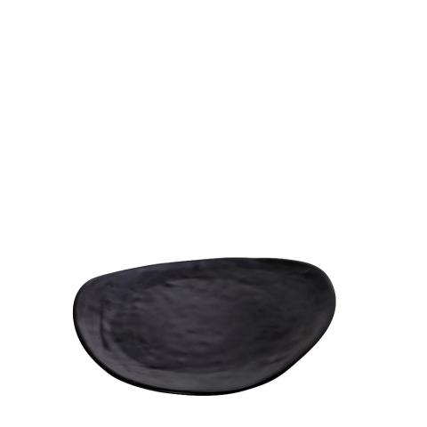 black-πιατο-τριγ20χ19χ2εκ-wavy-matte-μελαμινησ