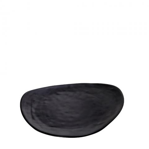 black-πιατο-τριγ24χ26χ2εκ-wavy-matte-μελαμινησ