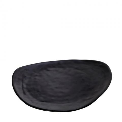 black-πιατο-τριγ33χ33χ2εκ-wavy-matte-μελαμινησ