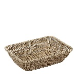 Ψωμιέρα synth. rattan ορθογώνια