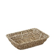 Ψωμιέρα synth. rattan οβάλ