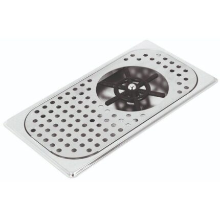 Rinser χωνευτό gn 1/3 Inox με σχάρα 32,5x17,5x2cm