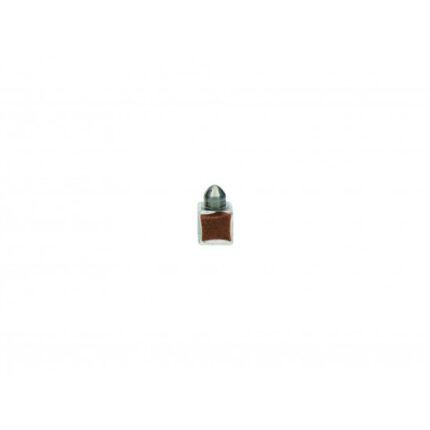 Κανελλιέρα γυάλινη με Inox καπάκι 3x3x4,5cm