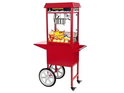 Μηχανή Popcorn 150g /1350W CE140-123 ΣΕΤ με καρότσι